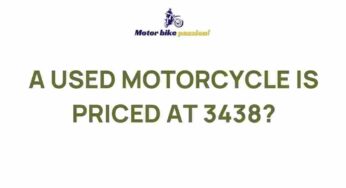 Uncover the Secrets of Buying a Budget-Friendly Used Motorcycle