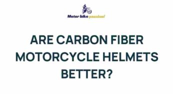 Unveiling the Superiority of Carbon Fiber Motorcycle Helmets