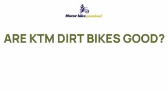Uncover the Thrilling World of KTM Dirt Bikes
