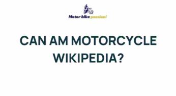 Unraveling the Mysteries of Can-Am Motorcycles