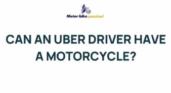 Unveiling the Secrets of Uber Drivers with Motorcycles