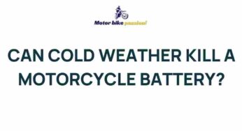 Unveiling the Mystery: Can Cold Weather Zap Your Motorcycle Battery?