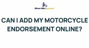 Unveiling the Easy Process of Obtaining a Motorcycle Endorsement Online