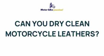 Unveiling the Secrets of Motorcycle Leathers Care