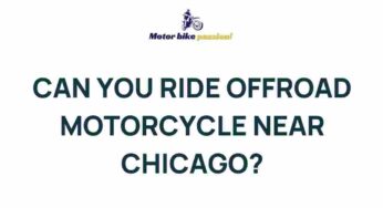 Uncover the Thrills of Off-Road Motorcycling Near Chicago