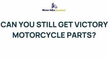 Uncovering the Secrets of Victory Motorcycle Parts
