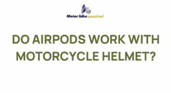 Unveiling the Mystery: Airpods Compatibility with Motorcycle Helmets
