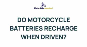 Unveiling the Mysteries of Motorcycle Battery Recharging