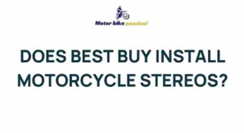 Unveiling the Secrets of Motorcycle Stereo Installation