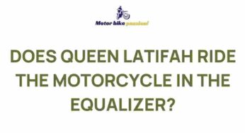 Unveiling the Mystery: Does Queen Latifah Ride a Motorcycle on “The Equalizer”?