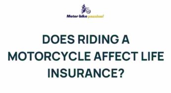 Unveiling the Impact of Motorcycling on Life Insurance Rates