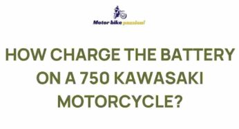 Unveiling the Secrets of Charging a 750 Kawasaki Motorcycle Battery