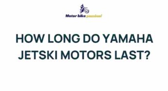 Unveiling the Longevity of Yamaha Jet Ski Engines