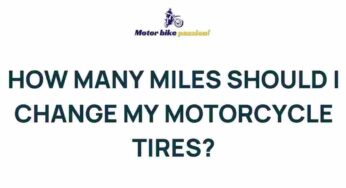 Unraveling the Mystery: When Should You Replace Your Motorcycle Tires?
