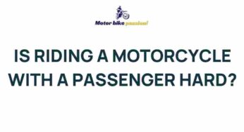 The Thrill of Two: Unveiling the Secrets of Riding a Motorcycle with a Passenger