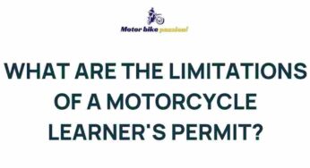 Unveiling the Hidden Restrictions of a Motorcycle Learner’s Permit