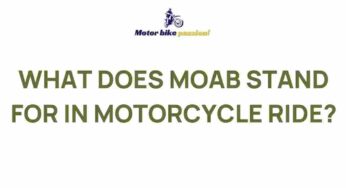 Unveiling the Mystery of MOAB in Motorcycle Rides