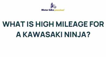 Uncovering the Mystery of High Mileage on Kawasaki Ninja Bikes