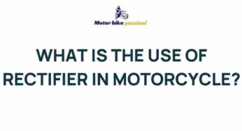 Uncover the Mystery: The Significance of a Rectifier in Motorcycles