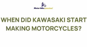 Uncovering the Intriguing History of Kawasaki Motorcycles