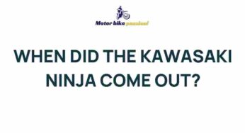 Unveiling the Mystery: The Fascinating History of the Kawasaki Ninja
