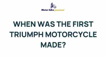 Unveiling the Hidden History of Triumph Motorcycles