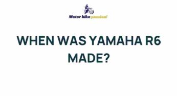 Unveiling the Fascinating History of the Yamaha R6