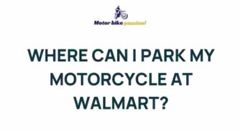 Uncovering the Best Motorcycle Parking Secrets at Walmart