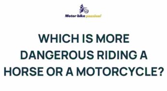 Unveiling the Thrilling Debate: Horseback Riding vs. Motorcycling