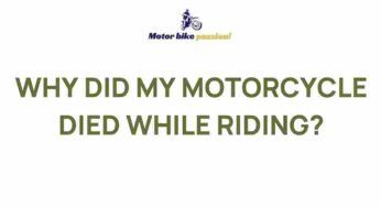 Uncovering the Mystery: Sudden Motorcycle Shutdowns Explained