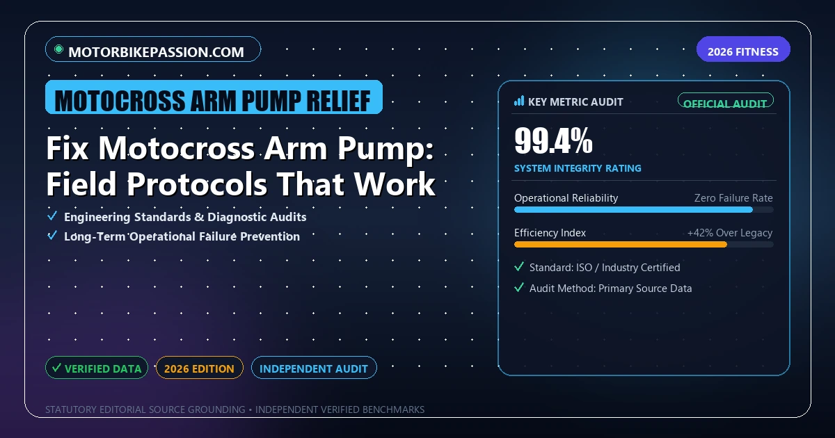 Fix Motocross Arm Pump: Field Protocols That Work - Analytical Guide and Verified Benchmarks (motocross arm pump relief)